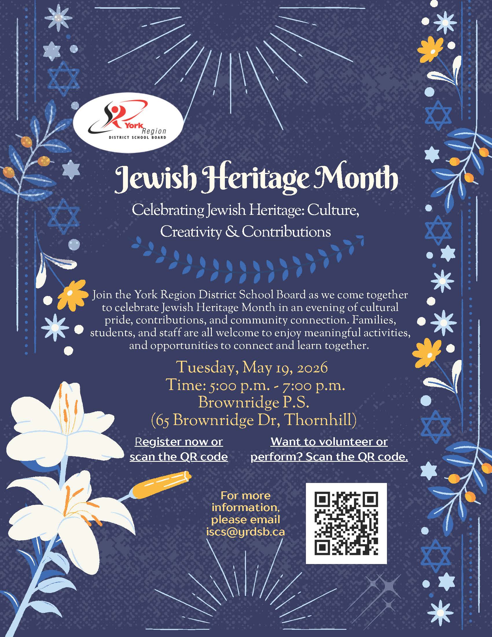 Jewish Heritage Month