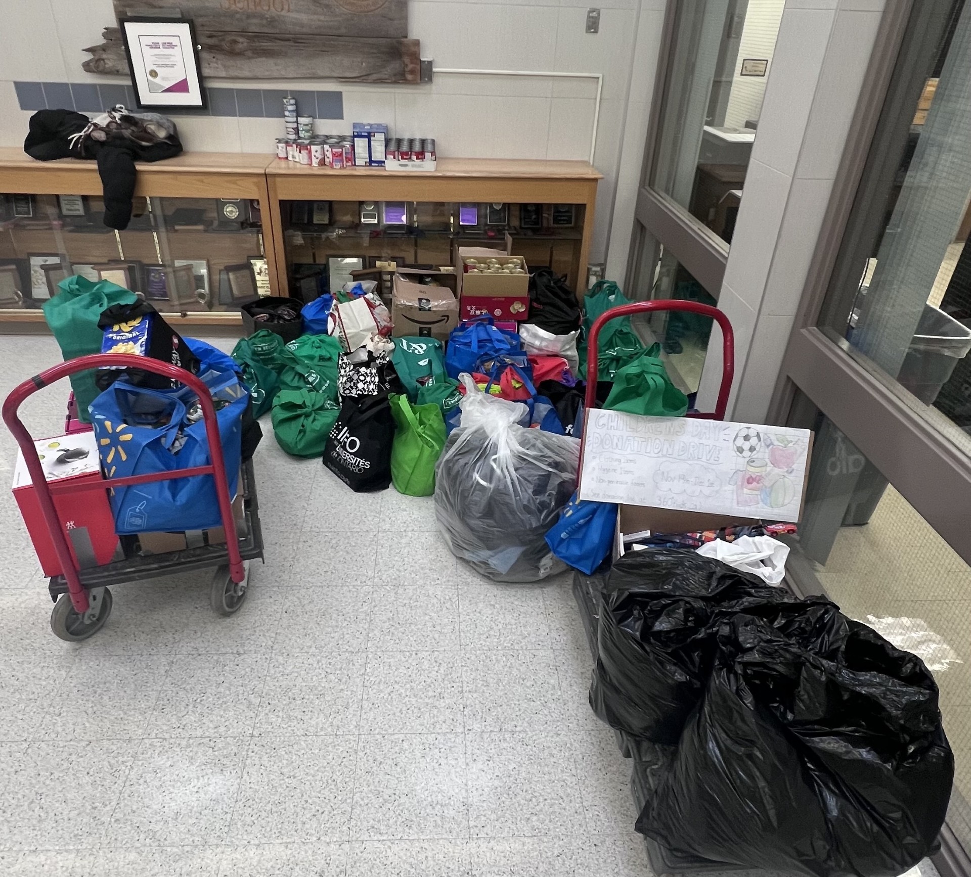 image of items collected